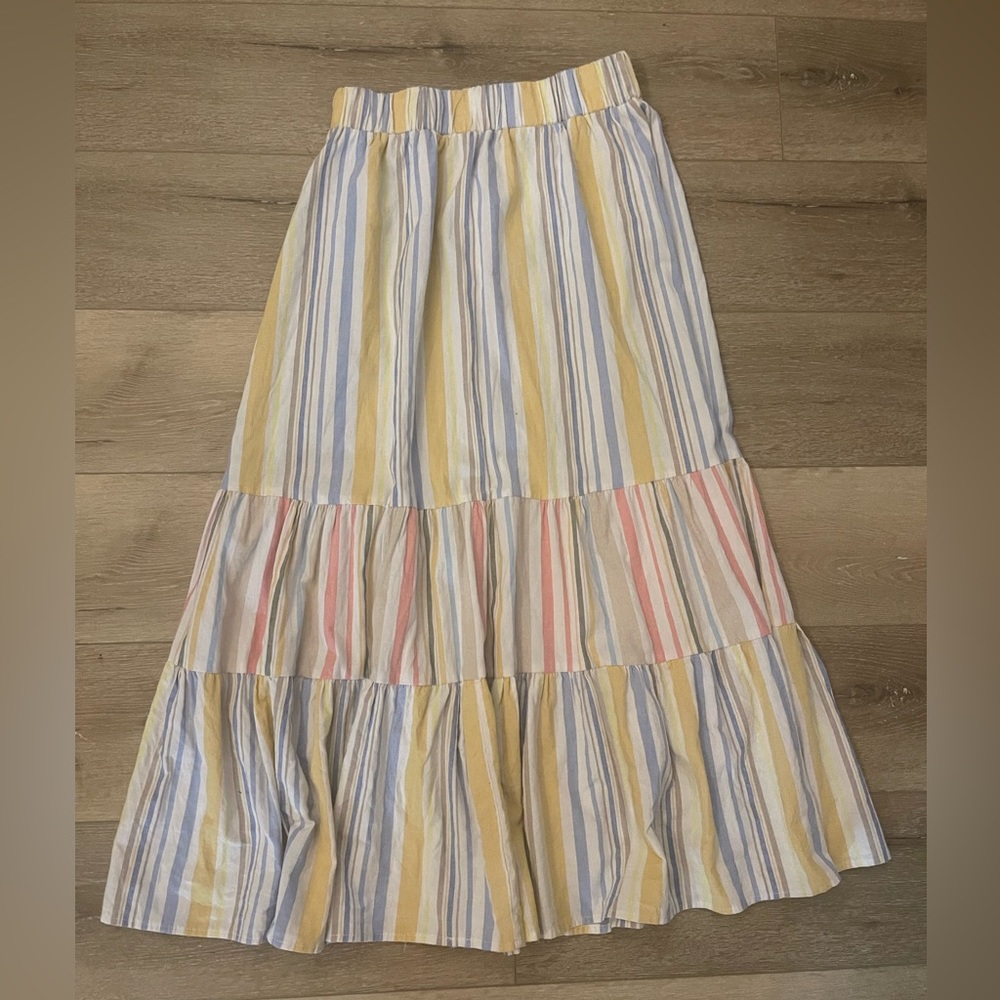 Striped Maxi Skirt